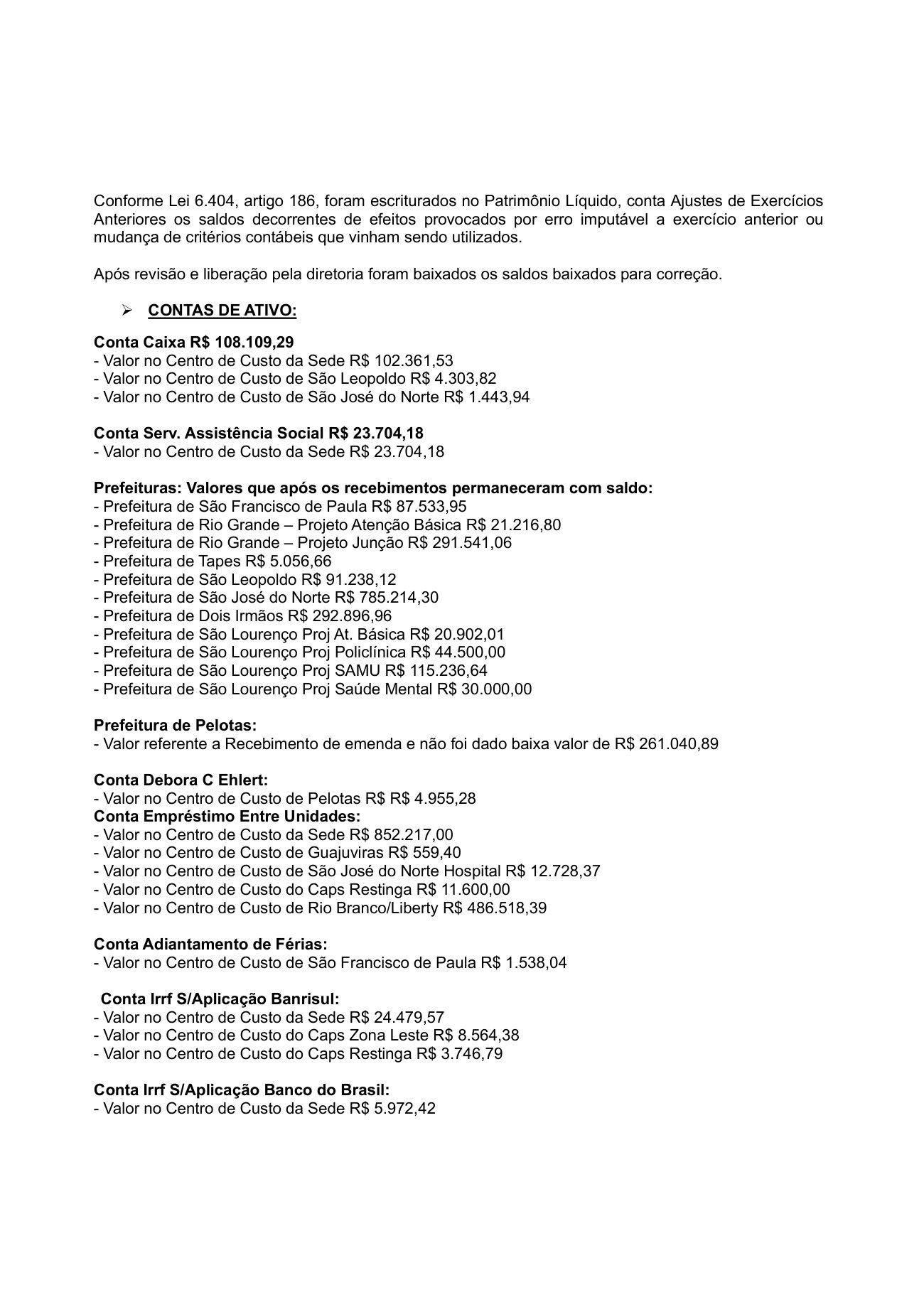 Página 6 de NOTAS EXPLICATIVAS 2023