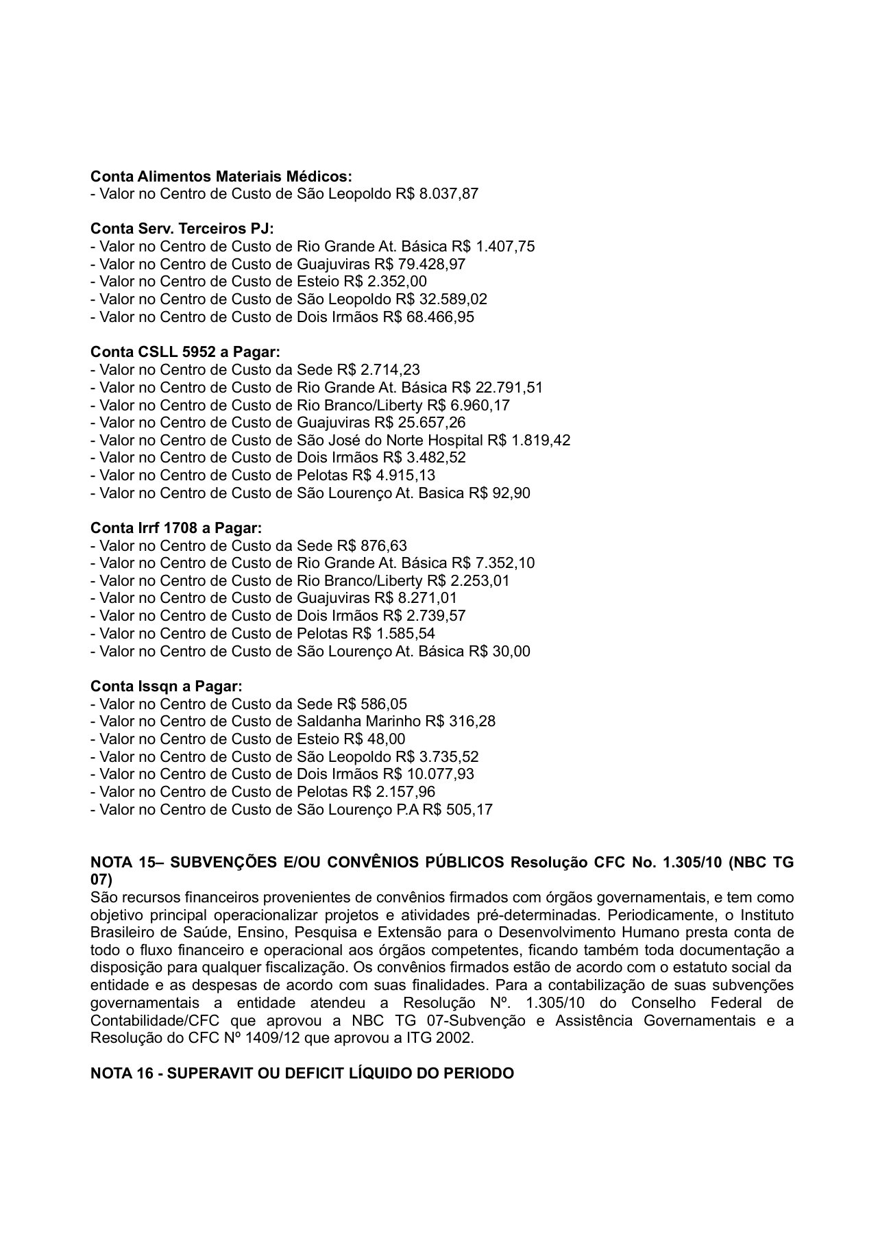 Página 8 de NOTAS EXPLICATIVAS 2023