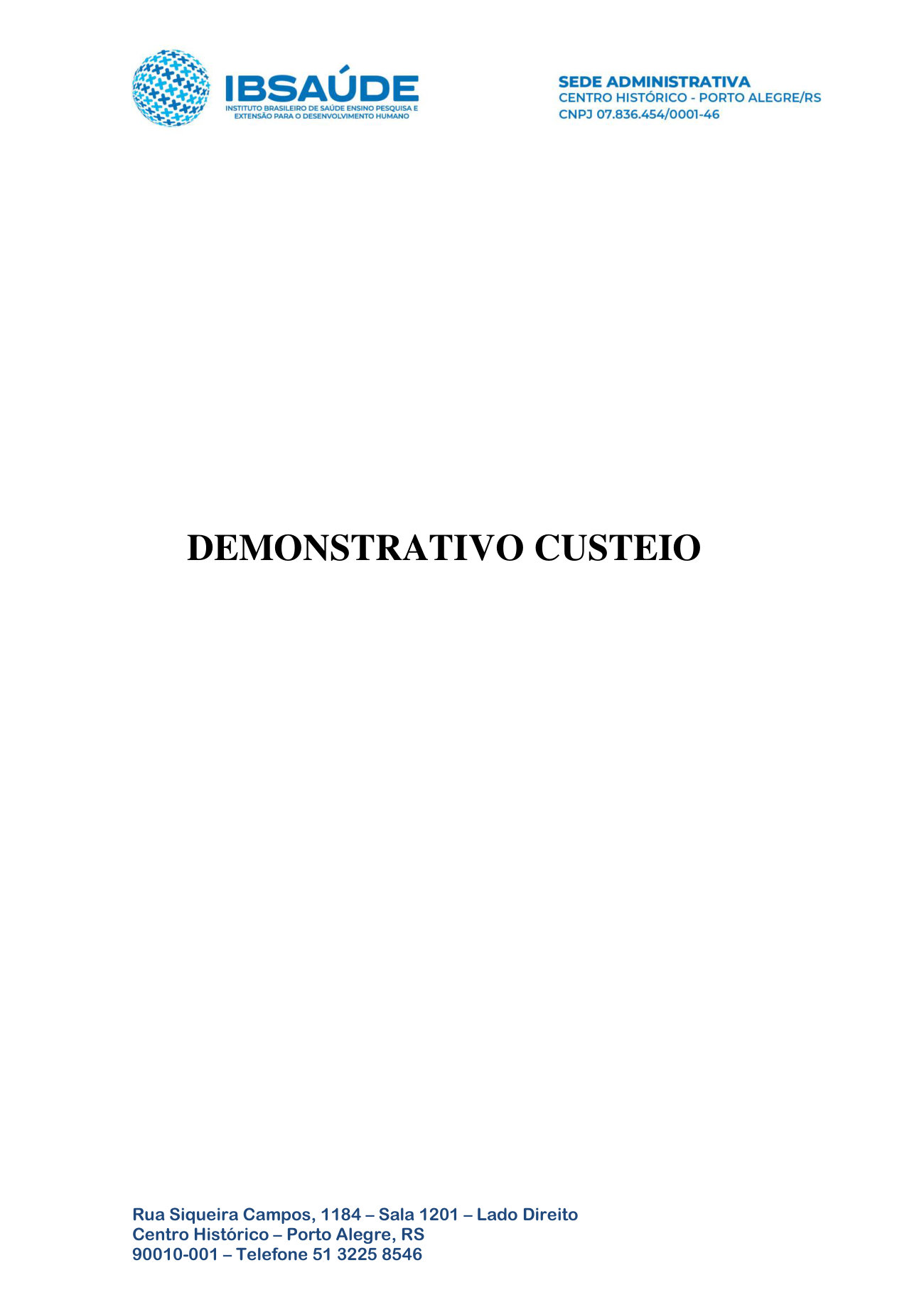 Página 3 de Relatorio Financeiro Upa Areal Novembro 2024